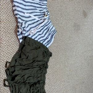 TWO PAIR OF FLOWY SHORTS